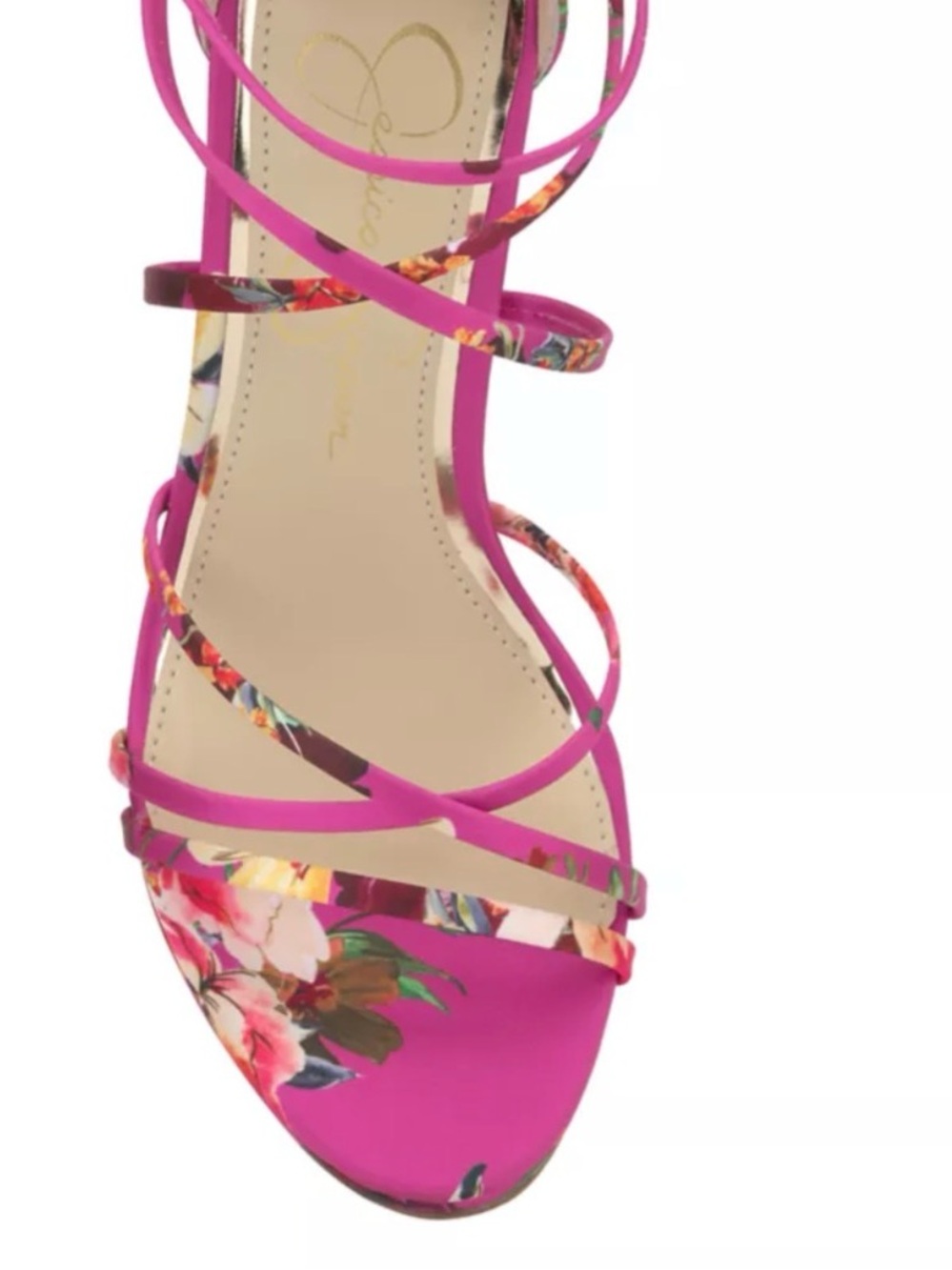 NEW JESSICA SIMPSON WOMEN'S JAEYA 2 STILETTO HEELED SANDALS- SIZE 6.5 - Picture 4 of 4